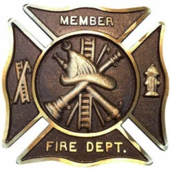 Fire Department Grave Marker