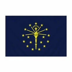 3' X 5' Nylon Indiana Flag Banner