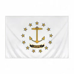 3' X 5' Nylon Rhode Island Flag Banner