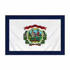 3' X 5' Nylon West Virginia Flag Banner