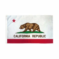 3X5' Poly Blend California Flag