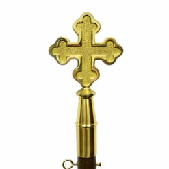 Botonee Cross- 7-3/4" Solid Brass