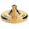 Gold-Finish Indoor Flag Floor Stand- 15 Lb