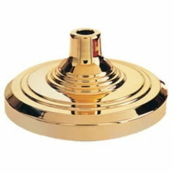 Gold-Finish Indoor Flag Floor Stand- 15 Lb