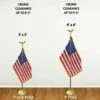 Brigadier™ Indoor U.S. Flag Set