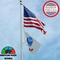60' Flagpole - Majestic™ Commercial Aluminum -flag Shop Sale CommercialGrade6006