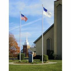 Fine-Line Aluminum Outdoor Flagpoles 12 Fine-Line Aluminum Outdoor Flagpoles -flag Shop Sale FineLineFlagpoles08