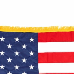 Indoor American Flag With Gold Fringe (or Without) -flag Shop Sale IndoorUS20
