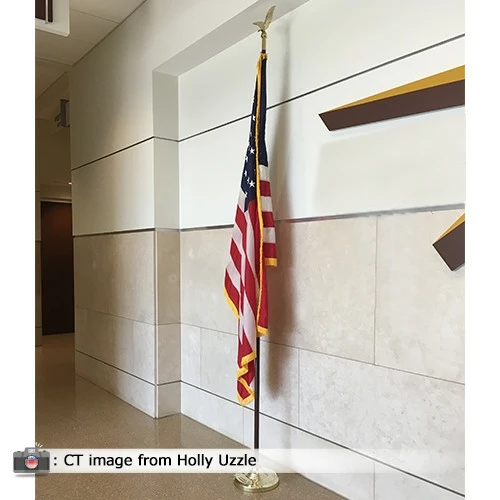 American Indoor Flag Sets – Oak Flagpole 1 American Indoor Flag Sets – Oak Flagpole