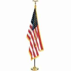 Indoor U.S. Flag Set - Majestic™ -flag Shop Sale MajesticUSset11