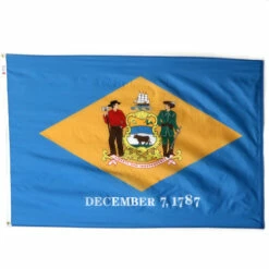 Outdoor Delaware State Flag