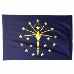 Outdoor Indiana Flags