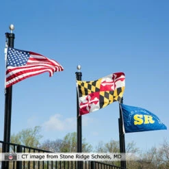 Outdoor Maryland Flag