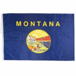 Outdoor Montana Flags