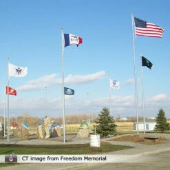 Internal Halyard Aluminum Flagpole – Sentry -flag Shop Sale SentryFlagpoles08