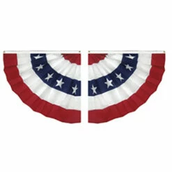 Half Circle American Flag Bunting – Coton & Nylon -flag Shop Sale StripesandStarsFans03