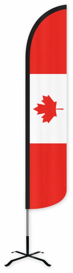 Canada Wind-Free Feather Flag