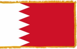 Bahrain Flag Indoor Polyester