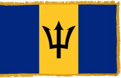 Barbados Flag Indoor Polyester