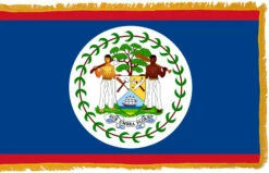 Belize Flag Indoor Polyester
