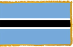 Botswana Flag Indoor Polyester