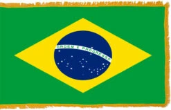 Brazil Flag Indoor Polyester