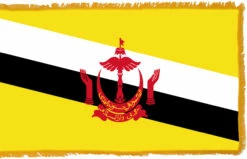 Brunei Flag Indoor Polyester