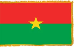 Burkina Faso Flag Indoor Polyester