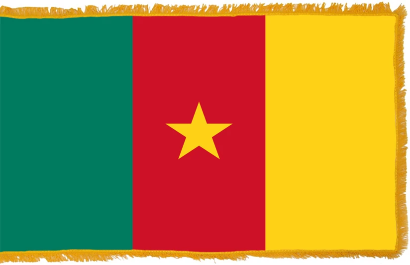 Cameroon Flag Indoor Polyester 1 Cameroon Flag Indoor Polyester
