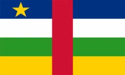 Central Africa Republic Flag Outdoor Nylon