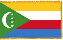 Comoros Flag Indoor Polyester