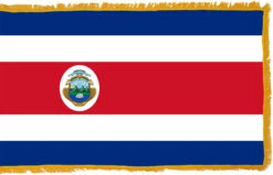 Costa Rica Flag Indoor Polyester