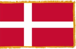Denmark Flag Indoor Polyester