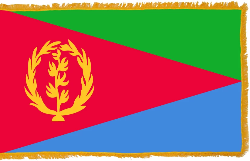Eritrea Flag Indoor Polyester 1 Eritrea Flag Indoor Polyester