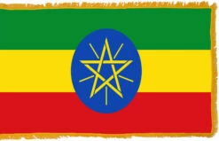 Ethiopia Flag Indoor Polyester