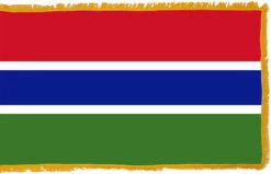 Gambia Flag Indoor Polyester
