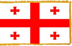 Georgia Republic Flag Indoor Polyester