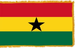 Ghana Flag Indoor Polyester