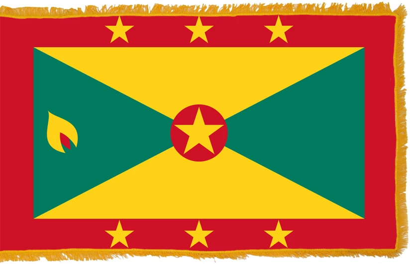 Grenada Flag Indoor Polyester 1 Grenada Flag Indoor Polyester