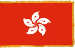 Hong Kong (Xianggang) Flag Indoor Polyester