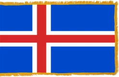 Iceland Flag Indoor Polyester