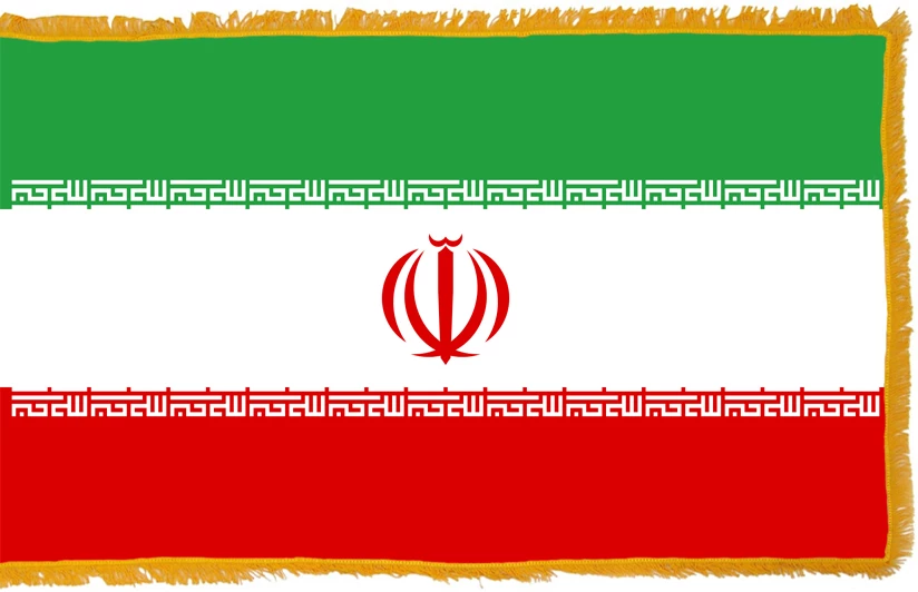 Iran Flag Indoor Polyester 1 Iran Flag Indoor Polyester