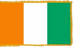 Ivory Coast Flag Indoor Polyester