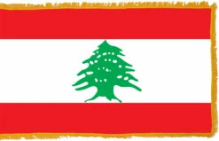 Lebanon Flag Indoor Polyester