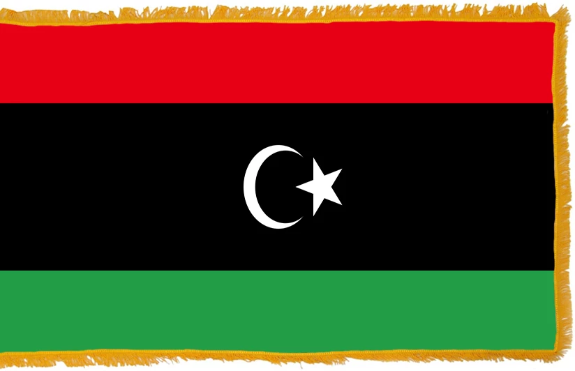 Libya Flag Indoor Polyester 1 Libya Flag Indoor Polyester