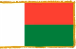 Madagascar Flag Indoor Polyester