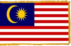 Malaysia Flag Indoor Polyester