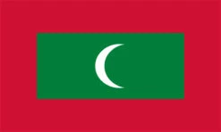 Maldives Flag Outdoor Nylon
