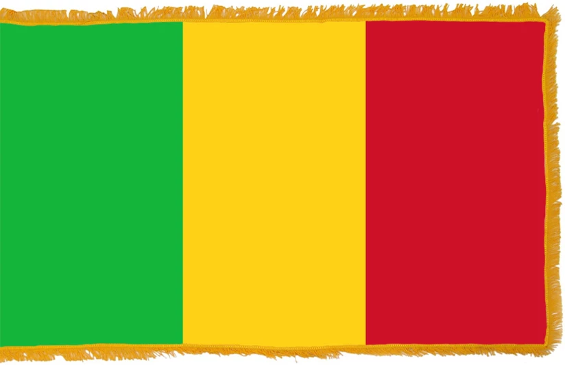 Mali Flag Indoor Polyester 1 Mali Flag Indoor Polyester