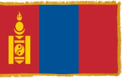 Mongolia Flag Indoor Polyester